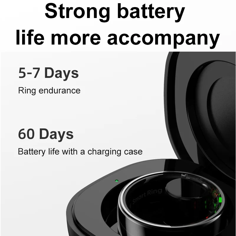 Smart Ring with Charging Case  - Temperature Ring Skin 리뷰 및 가격