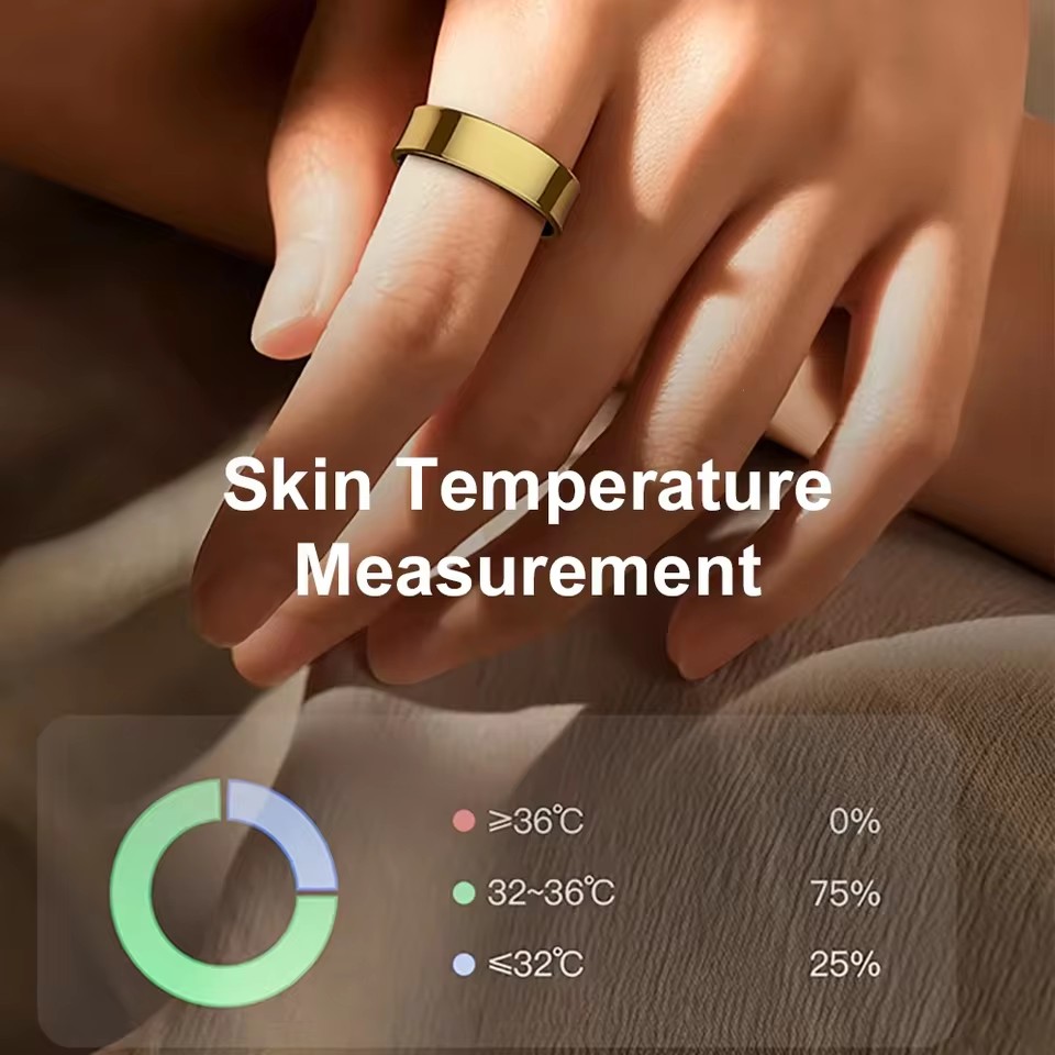 R09 Smart Ring Men Women with  - Temperature Ring Skin 리뷰 및 가격