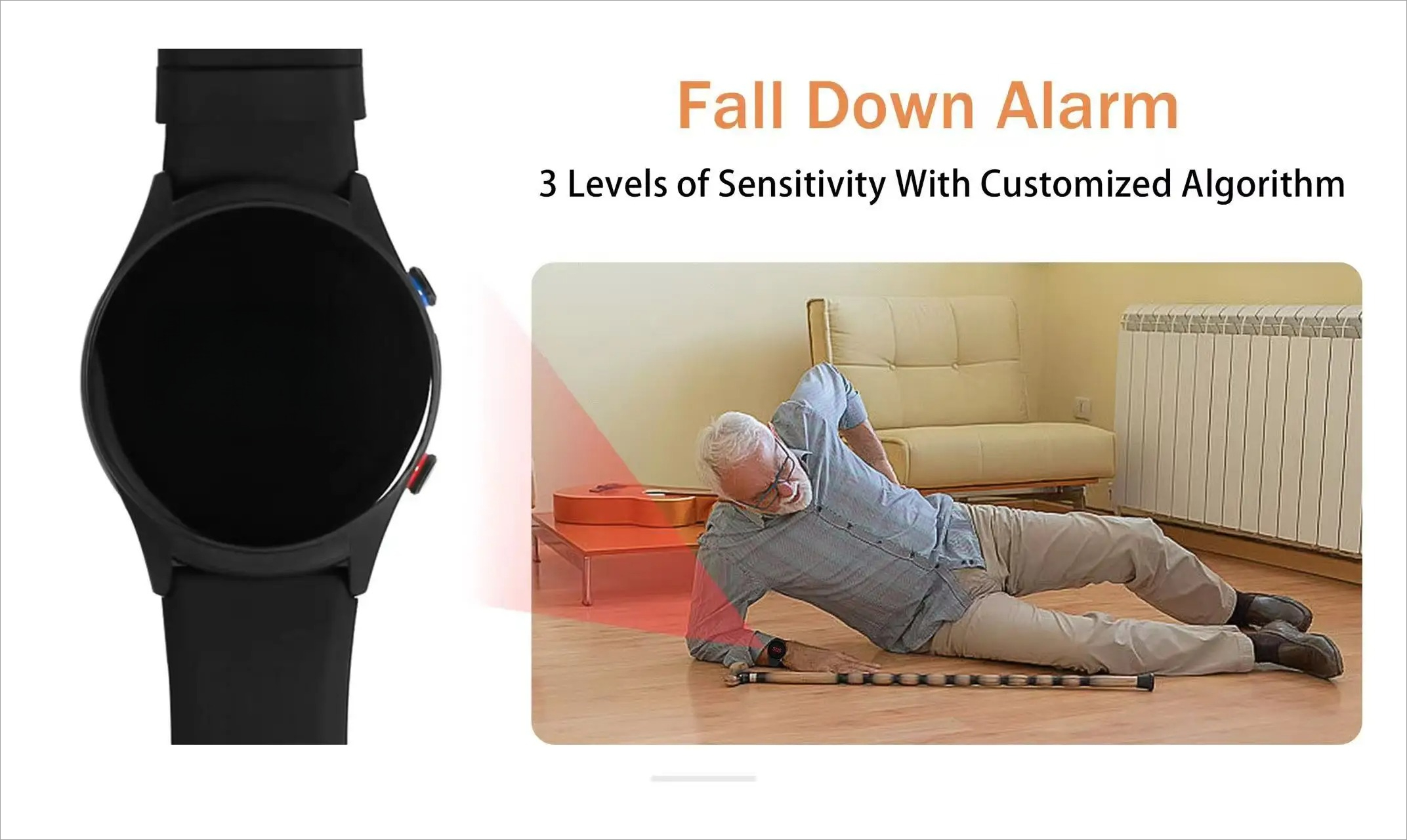 4G Elderly care smart watch Fa - Fall Detection Watch 리뷰 및 가격