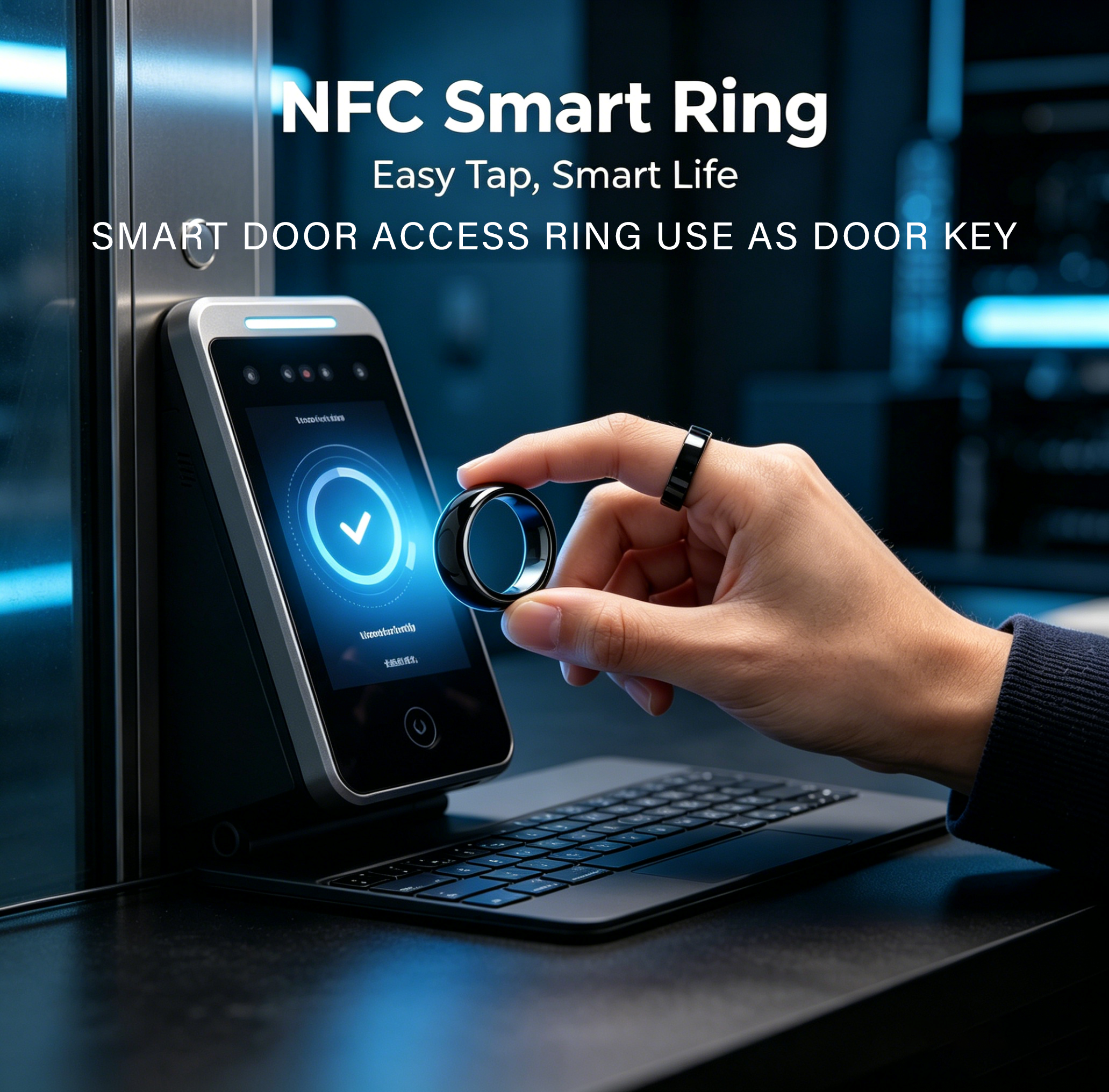 NFC Full Ceramic Smart Ring Co - Smart Ring Nfc Pay 리뷰 및 가격