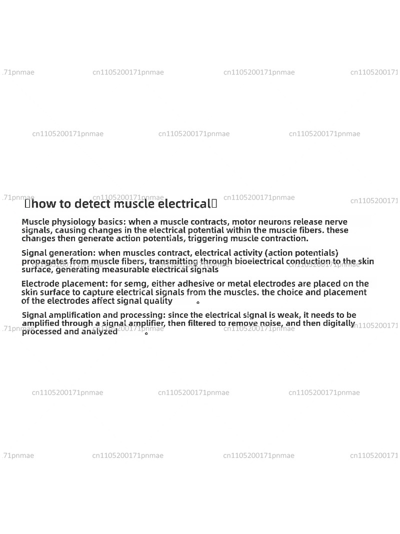 Dry Electrode SEMG Sensor EMG  - Muscle Sensor Emg 리뷰 및 가격