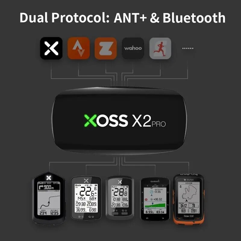 XOSS X2 Pro Chest Strap Heart  - Breath Rate Monitor 리뷰 및 가격