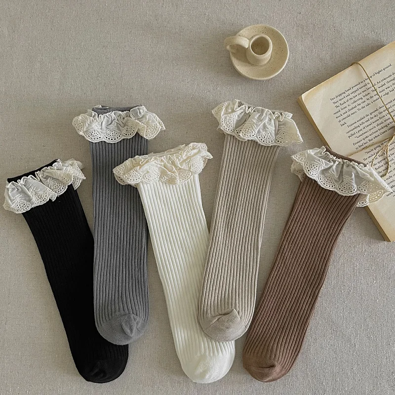 Ruffle Baby Girls Knee High So - Baby Sock Oximeter 리뷰 및 가격