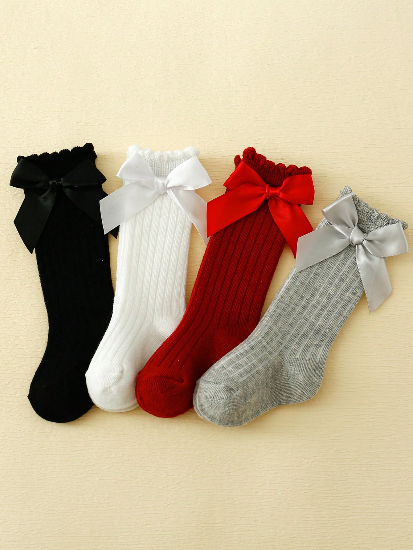 4/5 Pairs Baby Girls Long Knee - Baby Sock Oximeter 리뷰 및 가격