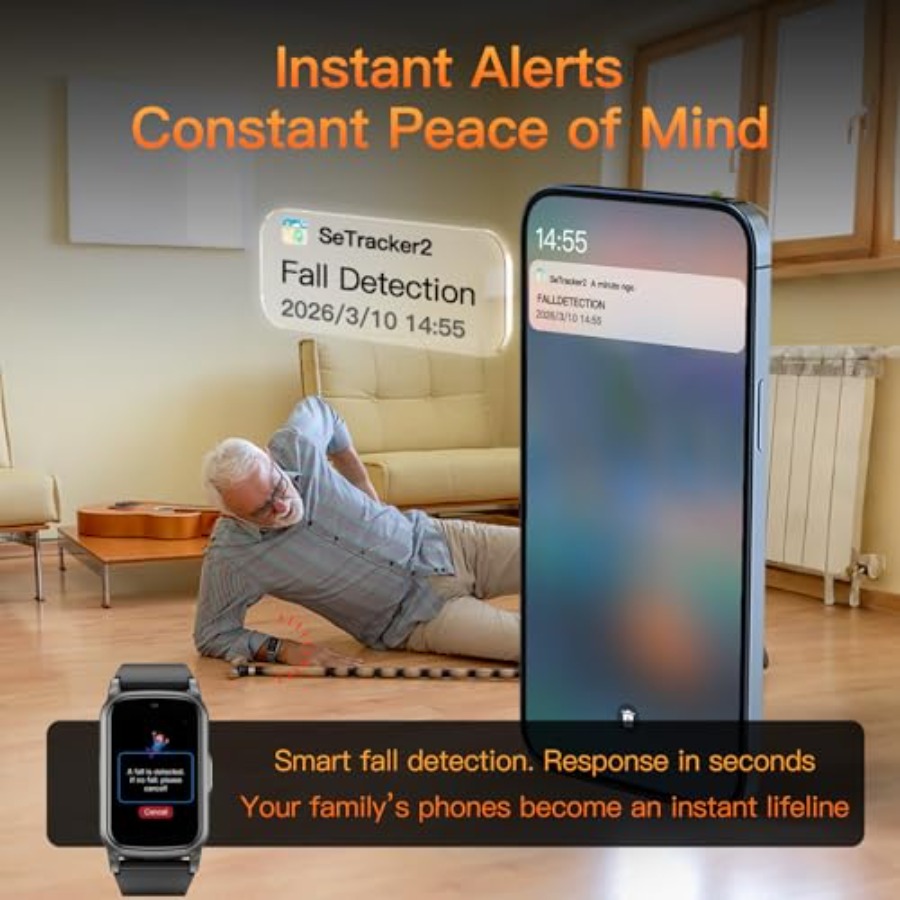 Smart Watch for Seniors with F - Fall Detection Watch 리뷰 및 가격