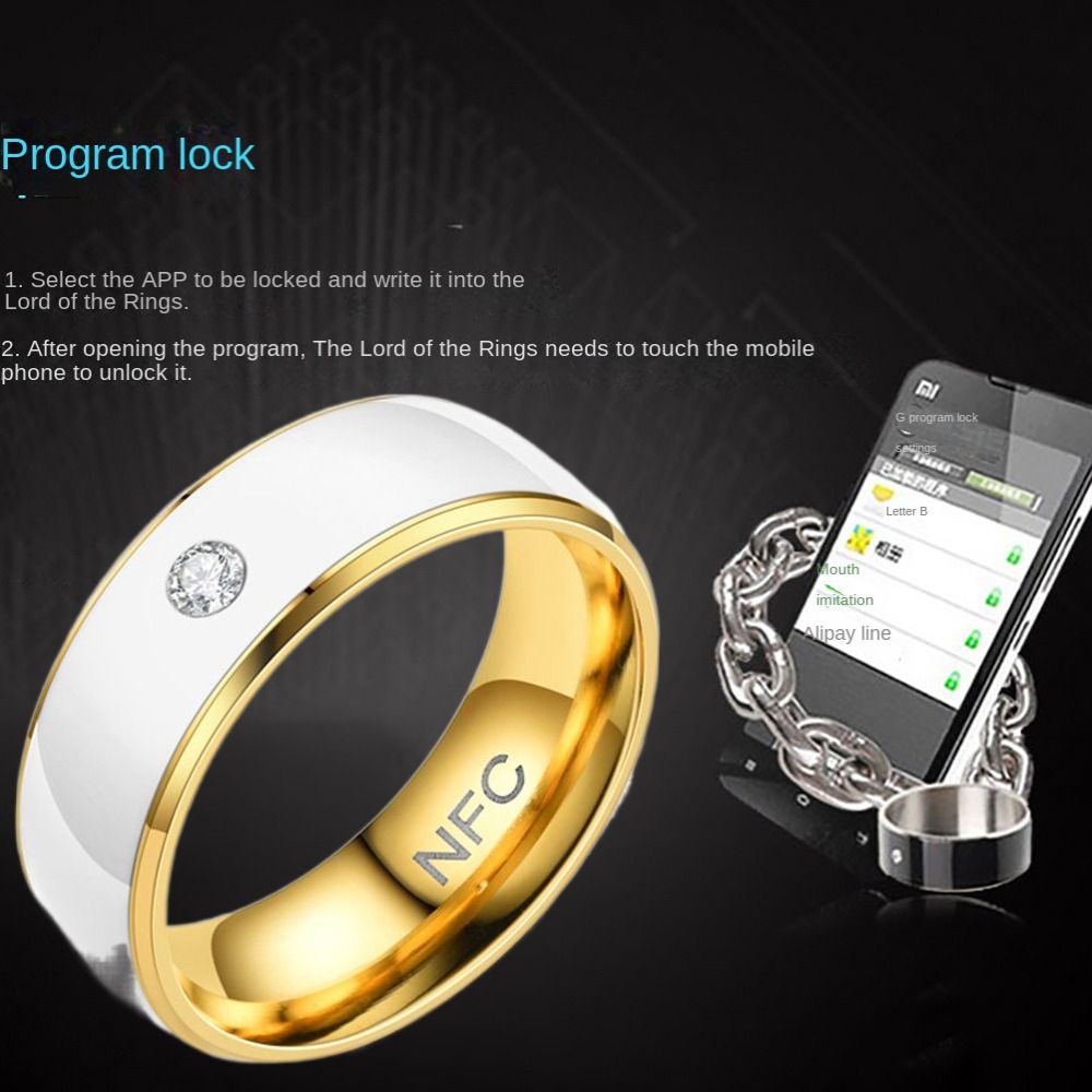 NFC Smart Ring Stainless Steel - Smart Ring Nfc Pay 리뷰 및 가격