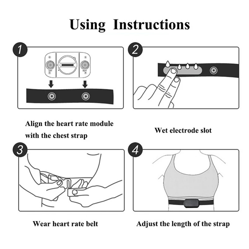 1/2PCS Heart Rate Monitor Ches - Breath Rate Monitor 리뷰 및 가격