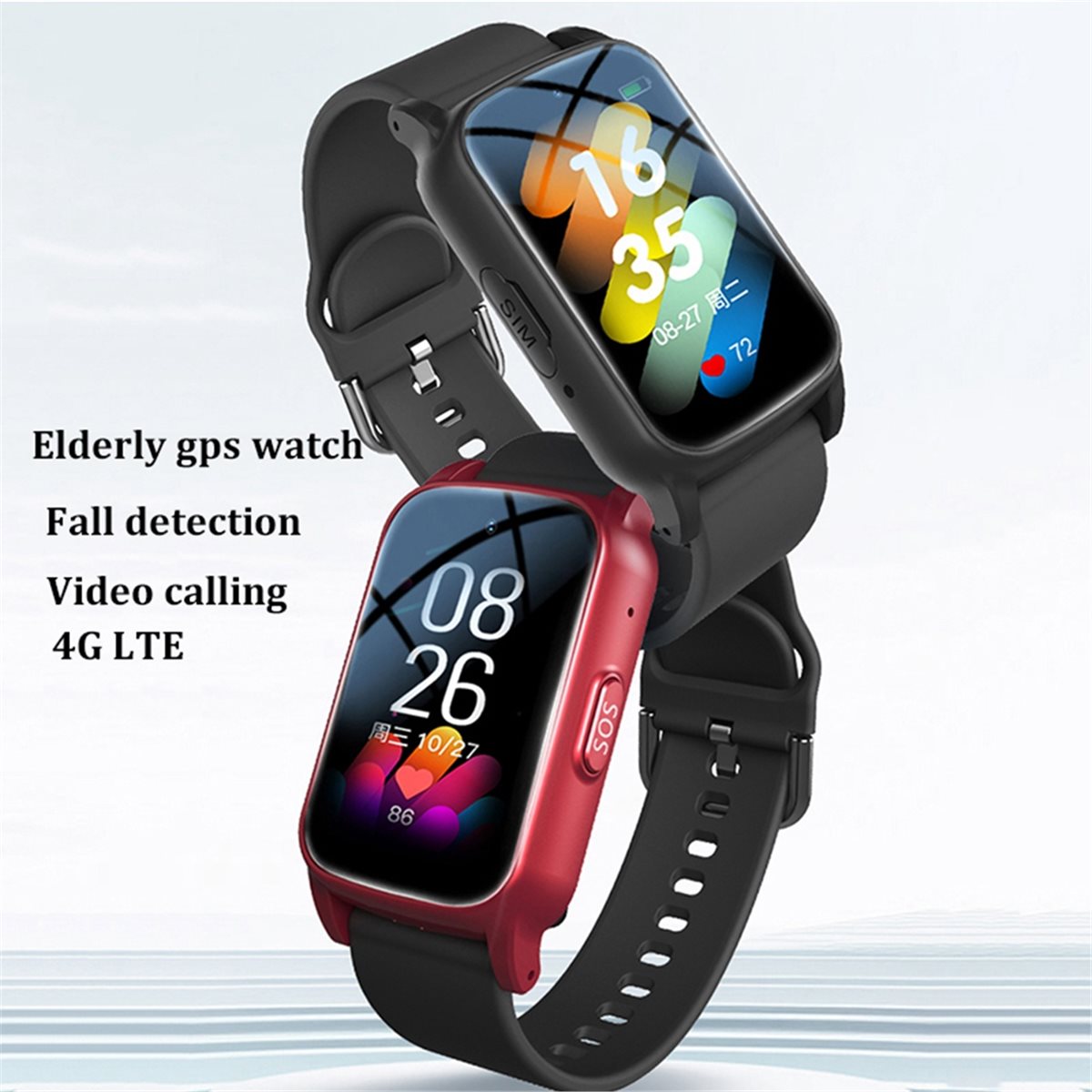 4G Elderly Smart Watch with GP - Fall Detection Watch 리뷰 및 가격