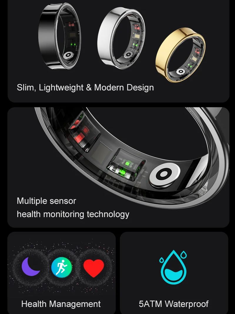 2026 Smart Ring R09 5ATM Water - Temperature Ring Skin 리뷰 및 가격
