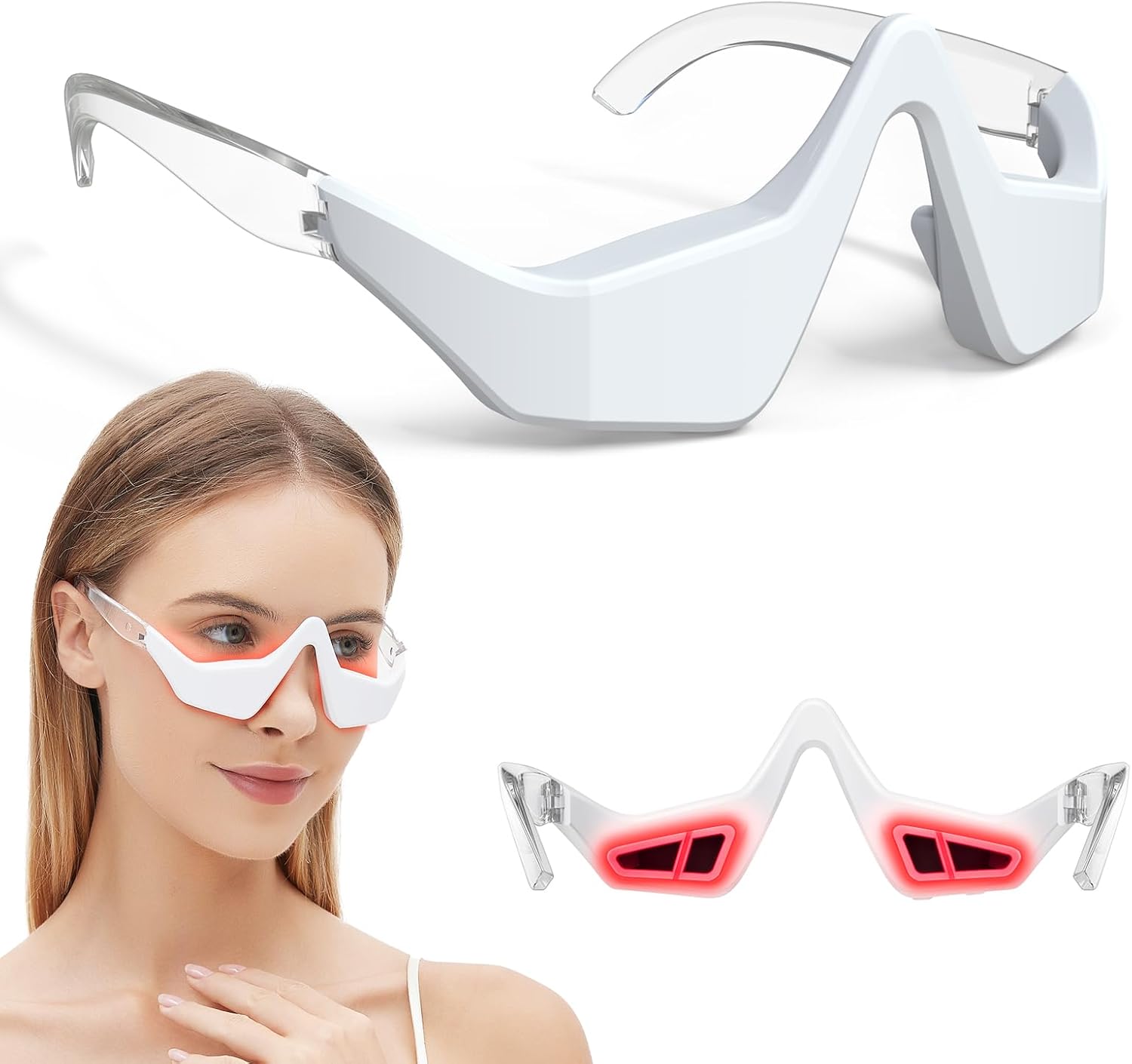 Microcurrent EMS Eye Massager  - Light Therapy Glasses 리뷰 및 가격