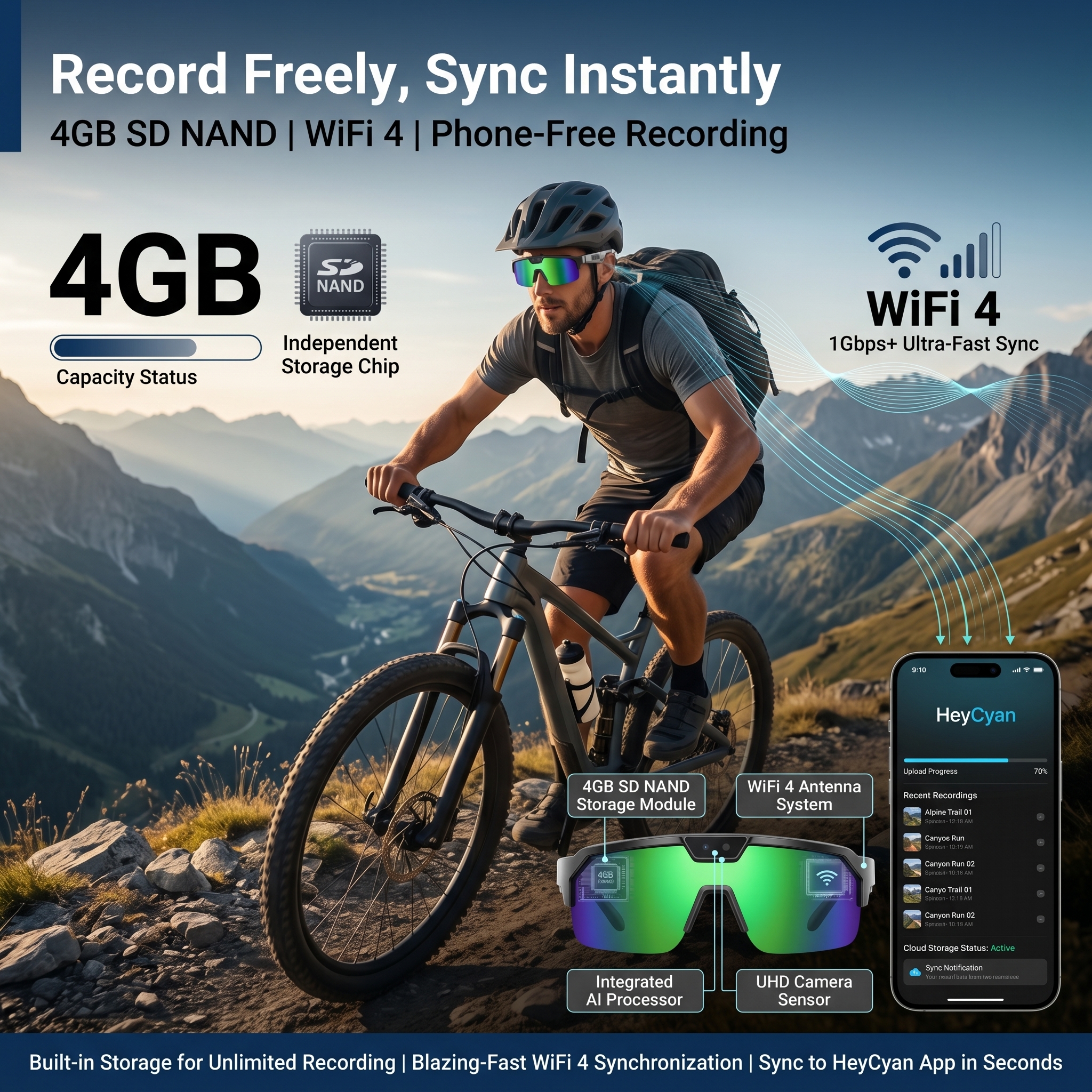 Smart Glasses with 4K HD Anti- - Smart Glasses Lens 리뷰 및 가격